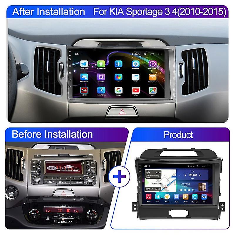 Android Auto Radio 2 din For KIA Sportage 3 2010-2016 Car Multimedia Video Player Autoradio Carplay