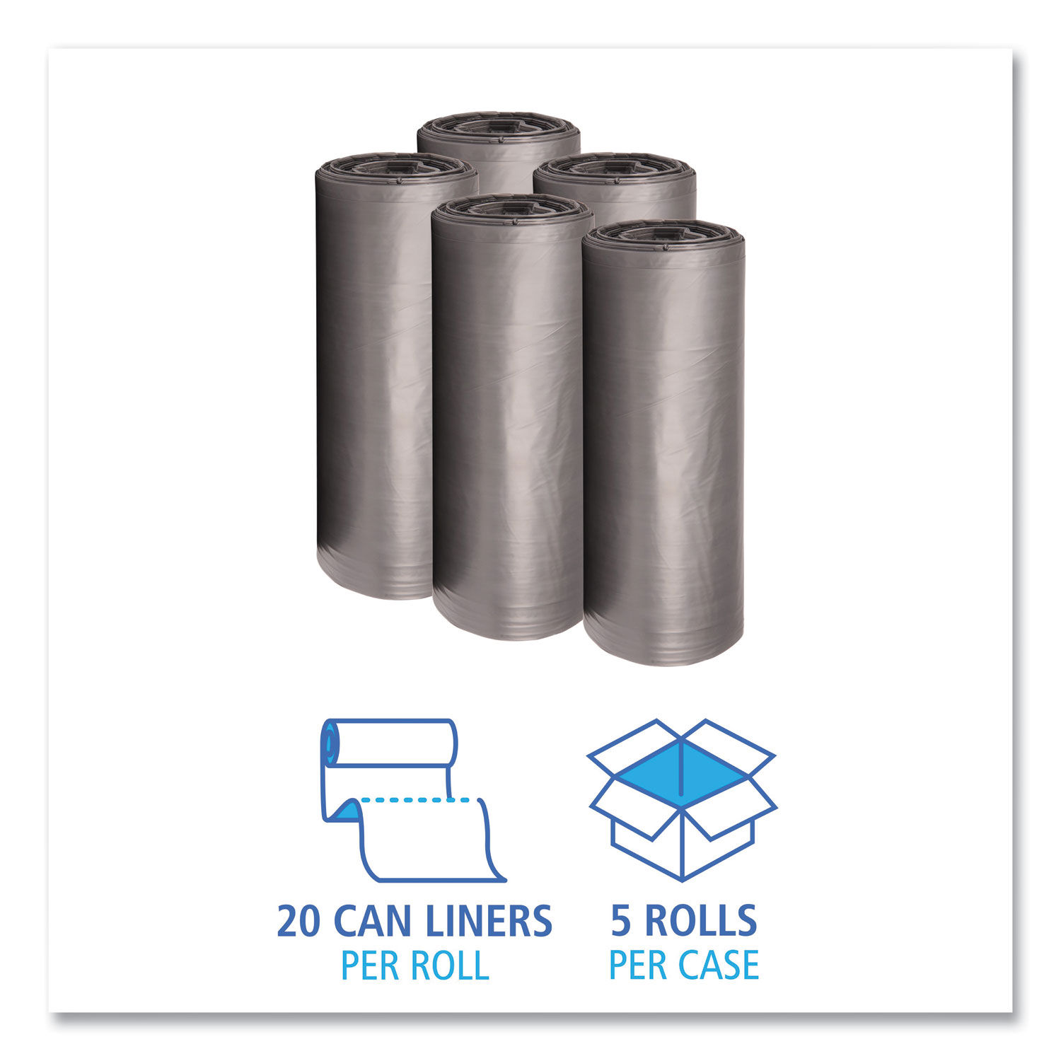 Low-Density Waste Can Liners by Boardwalkandreg; BWK4347SEH