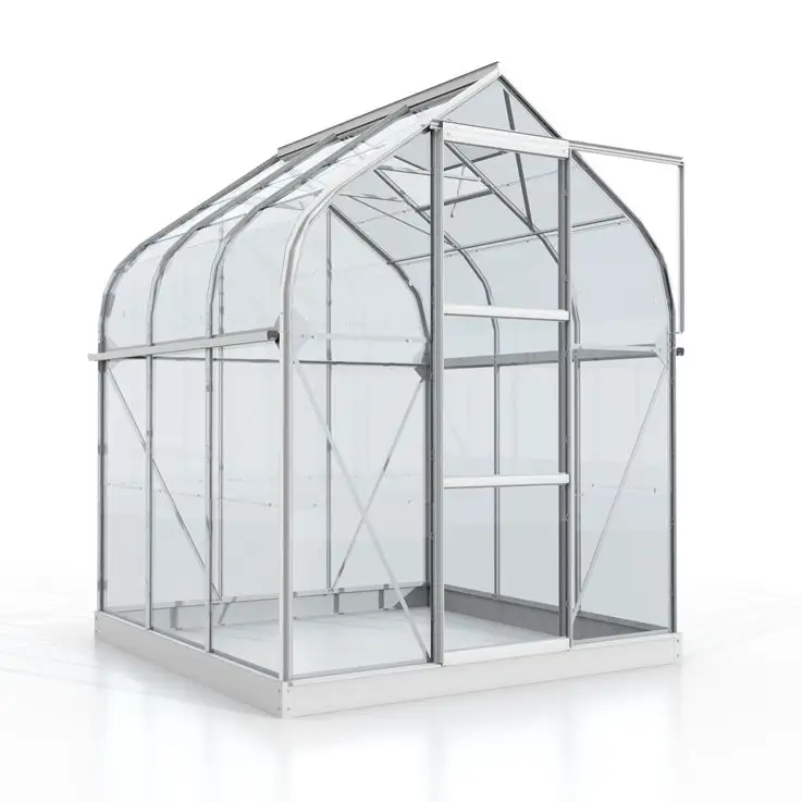 Clear glass garden greenhouse Windproof and warm greenhouse