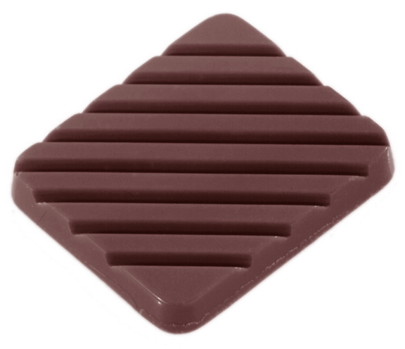 Chocolate World CW2267 Chocolate mould caraque str...