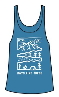 Days Like These Hemp Vest - Soft Cobalt