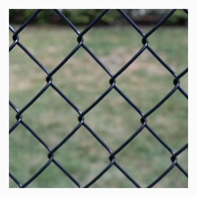 Best Selling Factory Supply Black PVC Coated Galvanized Chain Link Fence