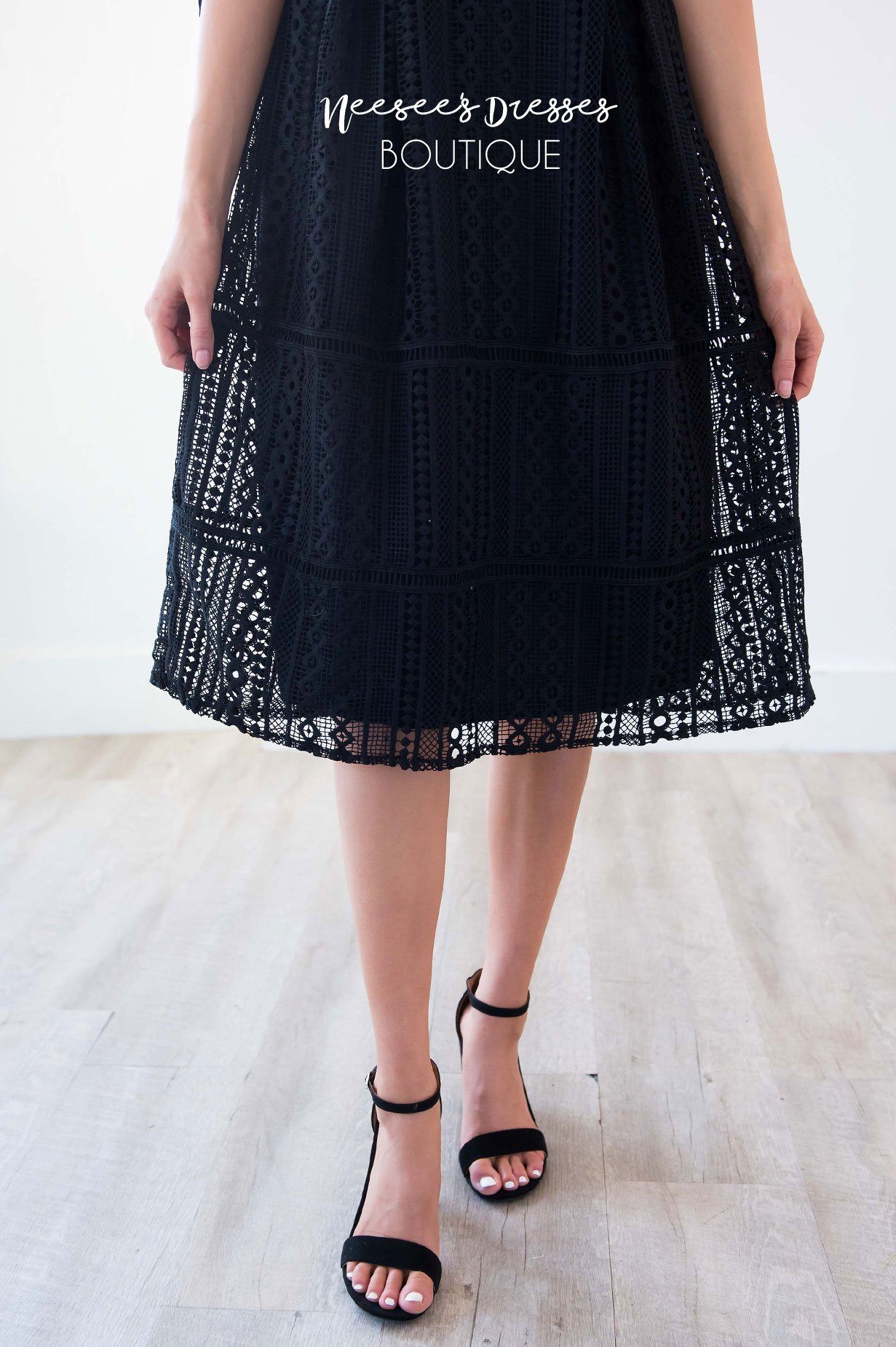 The Alyce Black Lace Dress