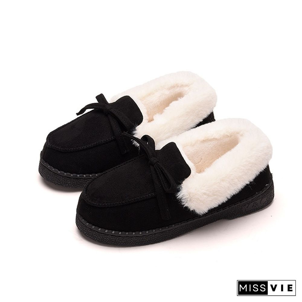 New Winter Warm Women Boots Home Plush Slippers Soft Indoor Shoes Home Slippers