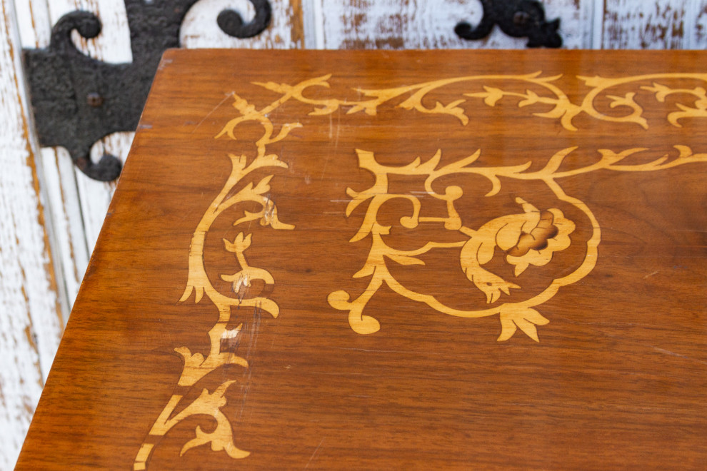 Dutch Colonial Marquetry Coffee Table   Traditional   Coffee Tables   by De cor  Houzz