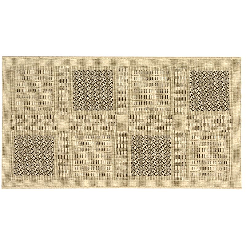 Safavieh Courtyard Square Indoor Outdoor Patio Rug - 2'7 x 5'