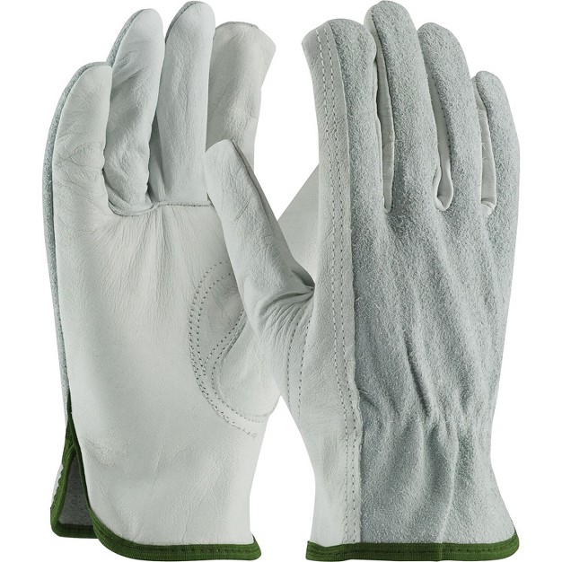 Pip 68 pk 161sb Leather Gloves Medium Gray 1 pair 179956