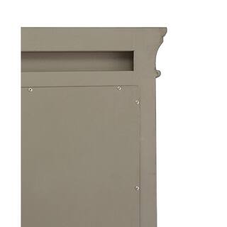 Home Decorators Collection 60 in. W x 31 in. H Framed Rectangular Bathroom Vanity Mirror in Distressed Grey NADGM3160