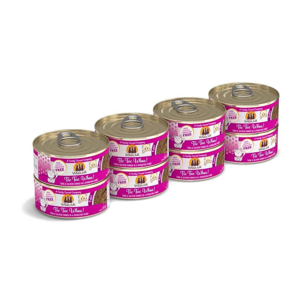 Weruva Classic Cat Pate Tic Tac Whoa! With Tuna and Salmon Canned Cat Fo