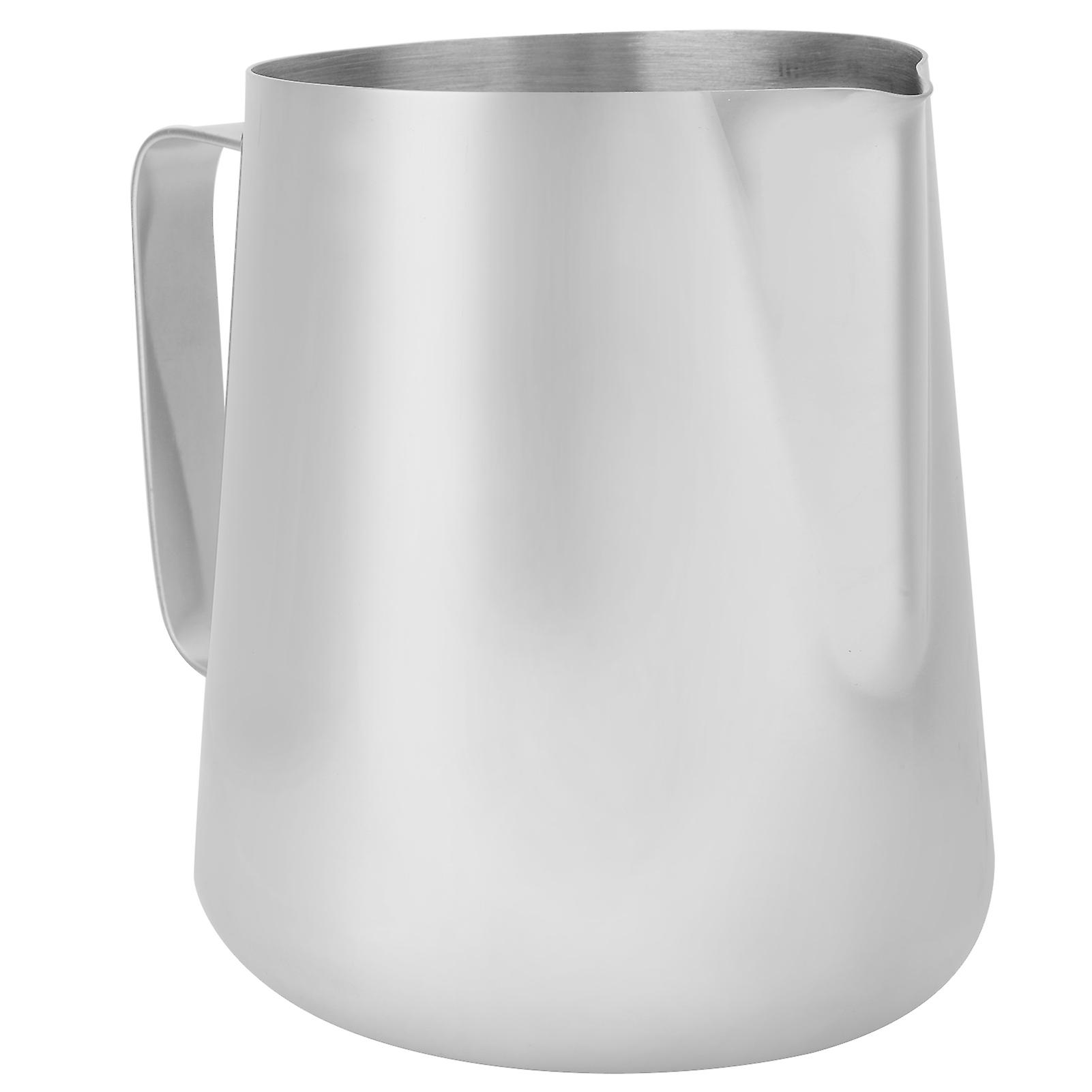 Stainless Steel Milk Jug Frothing Pitcher Coffee Latte Cup Without Scale For Home Coffee Use1000ml