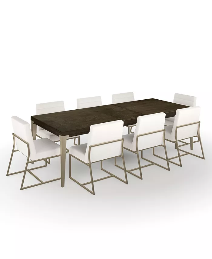 Drew and Jonathan Home Drew and Jonathan Boulevard 9-Pc Dining Set (Rectangular Table + 8 Side Chairs)