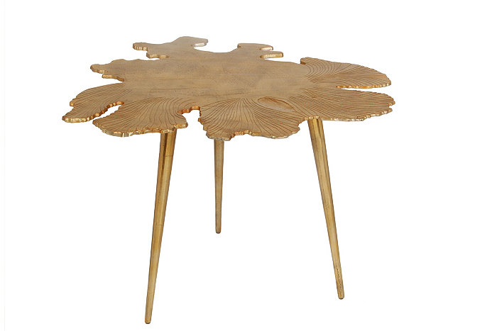 Moe's Home Collection Amoeba Side Table Gold