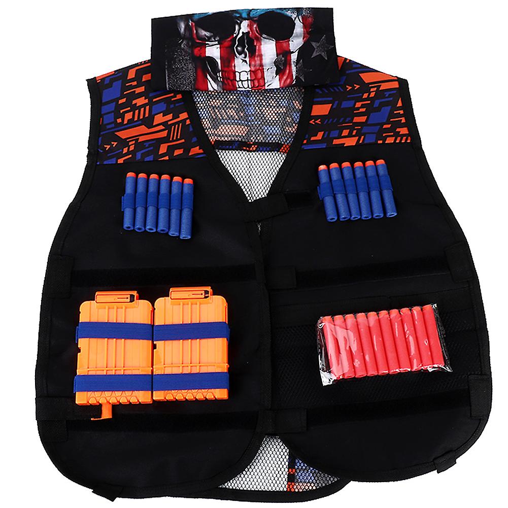 Children Kid Outdoor Sport Tactics Vest Waistcoat Game Jacket With Bullets Accessory (type B)