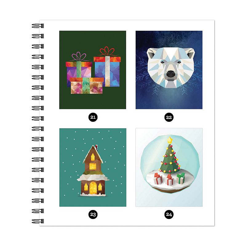 Brain Games Christmas Sticker By Number Book