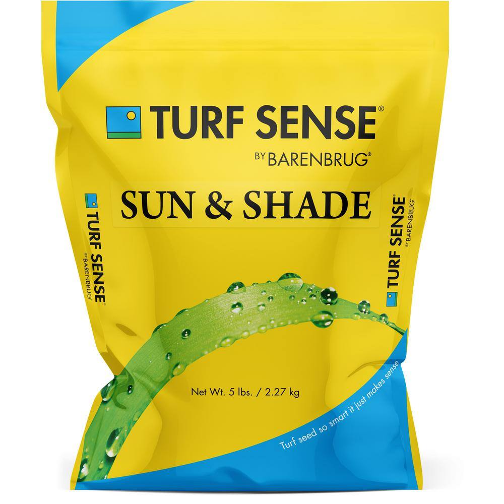 Barenbrug 5 lbs. 1600 sq. ft. Turf Sense Sun and Shade Mix Grass Seed 25619