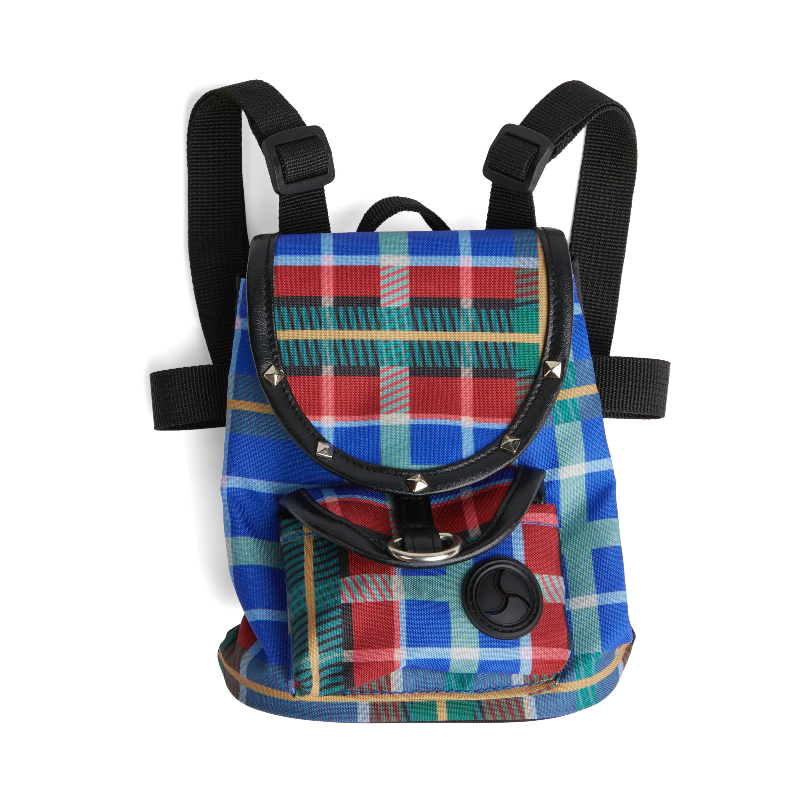 YOULY Plaid Dog Backpack， X-Small/Small