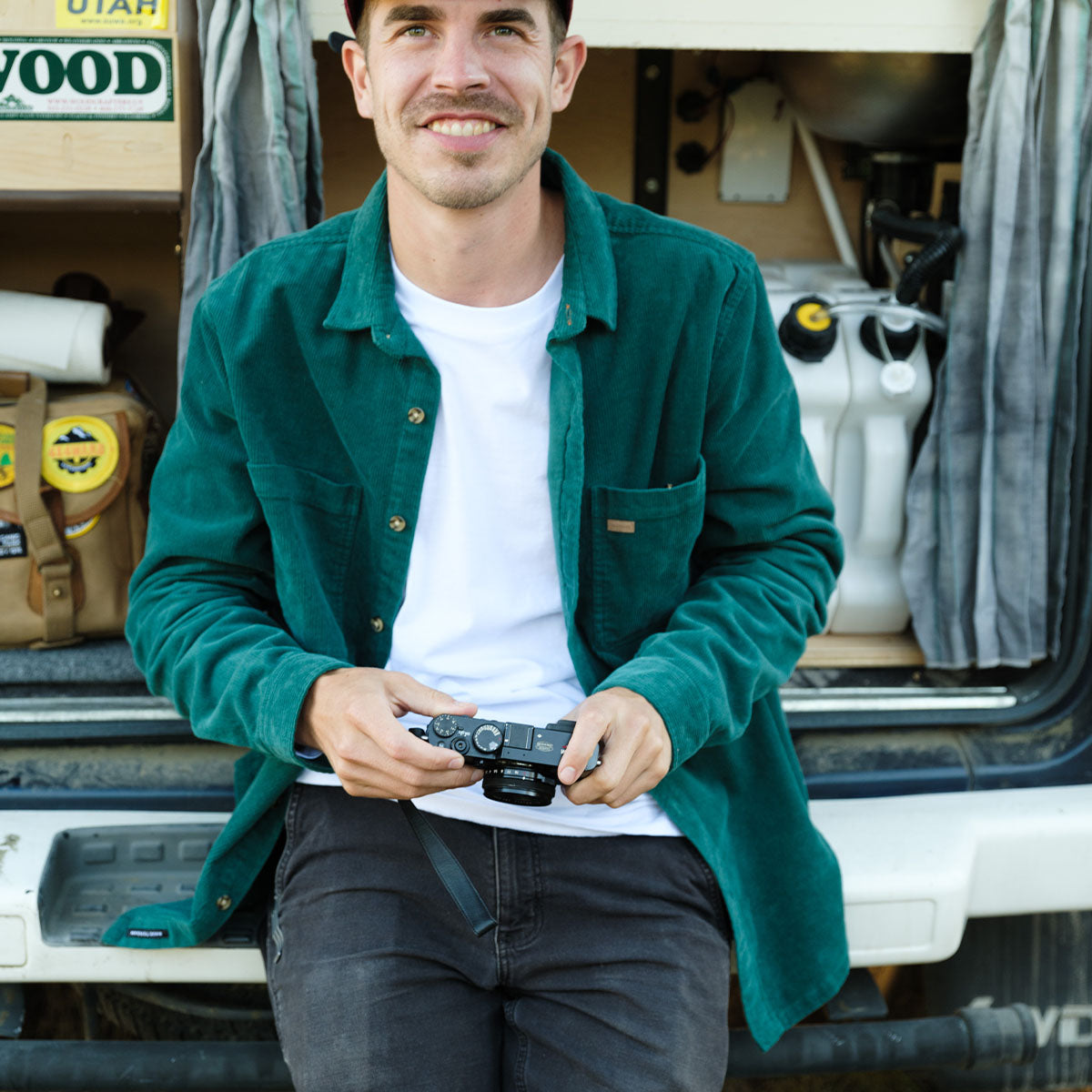 Backcountry Corduroy Shirt - Storm Green