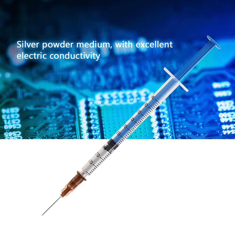 Conductive Silver Paste Adhesive Silver Paint Pen For Keyboard Pcb Repair (0.3ml)