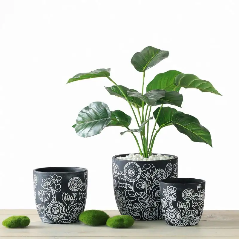 Factory Outdoor Direct Supply Extra Large Top Grade Garden Hand Glazed Ceramic Plant Flower Pot With Best Price/