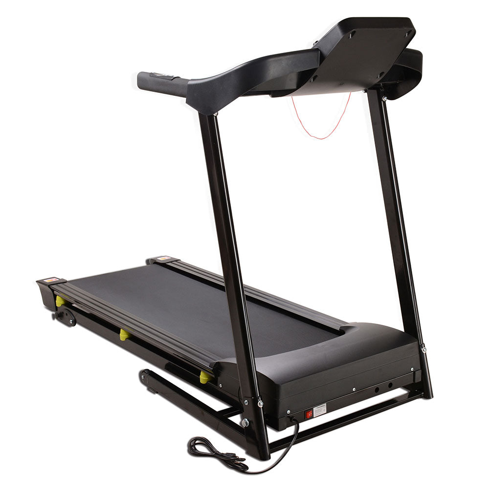 Yescom 3.0HP Foldable Treadmill Electric Running Machine Black 49x18in