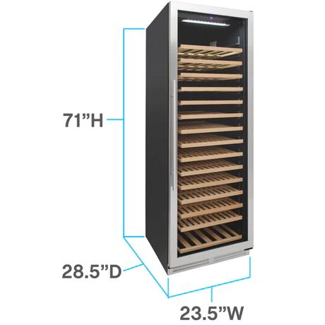 Avanti 165-Bottle Designer Series Wine Cooler WCD176SZ3S