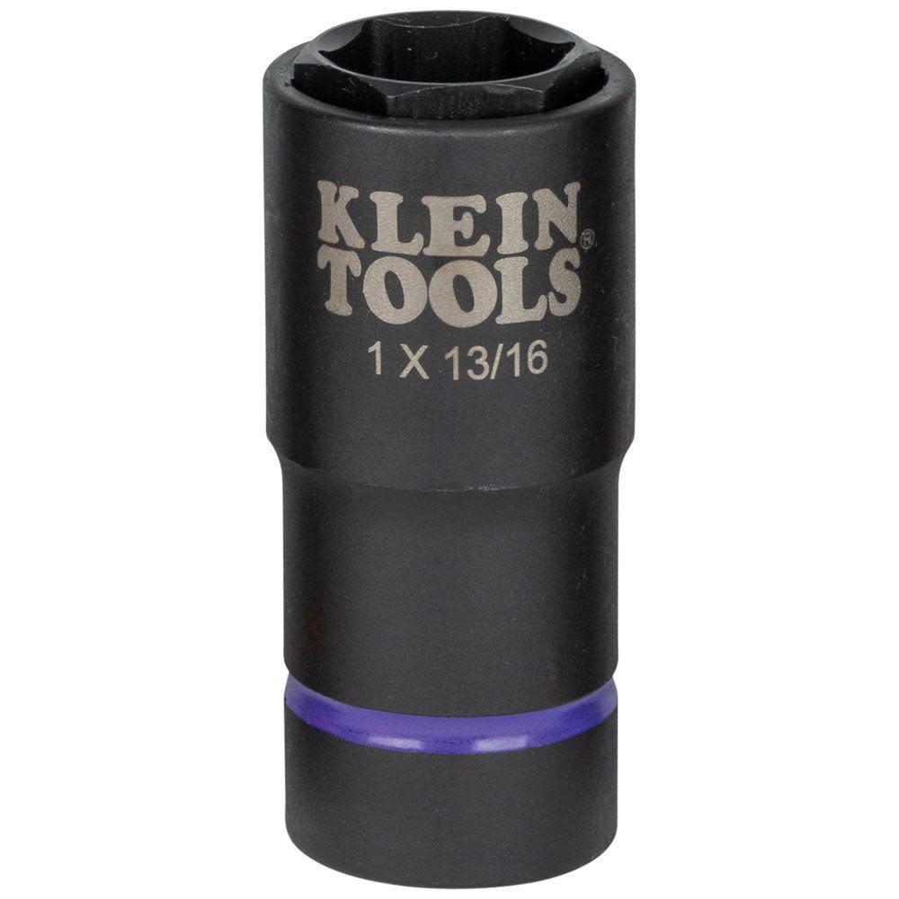 Klein 2-in-1 Socket 1 X 13/16 6 Pt