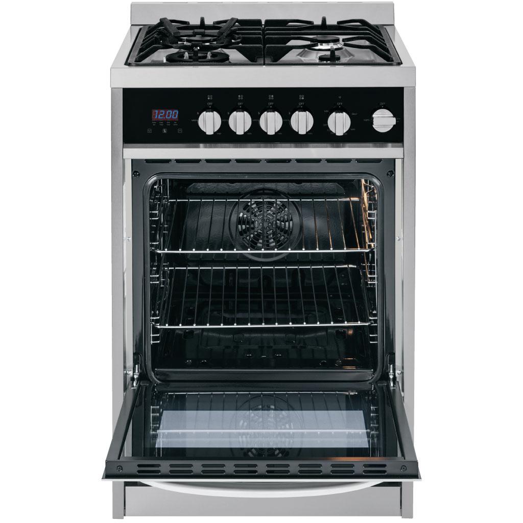 Haier 24-inch Freestanding Dual-Fuel Range HCR2250ACS