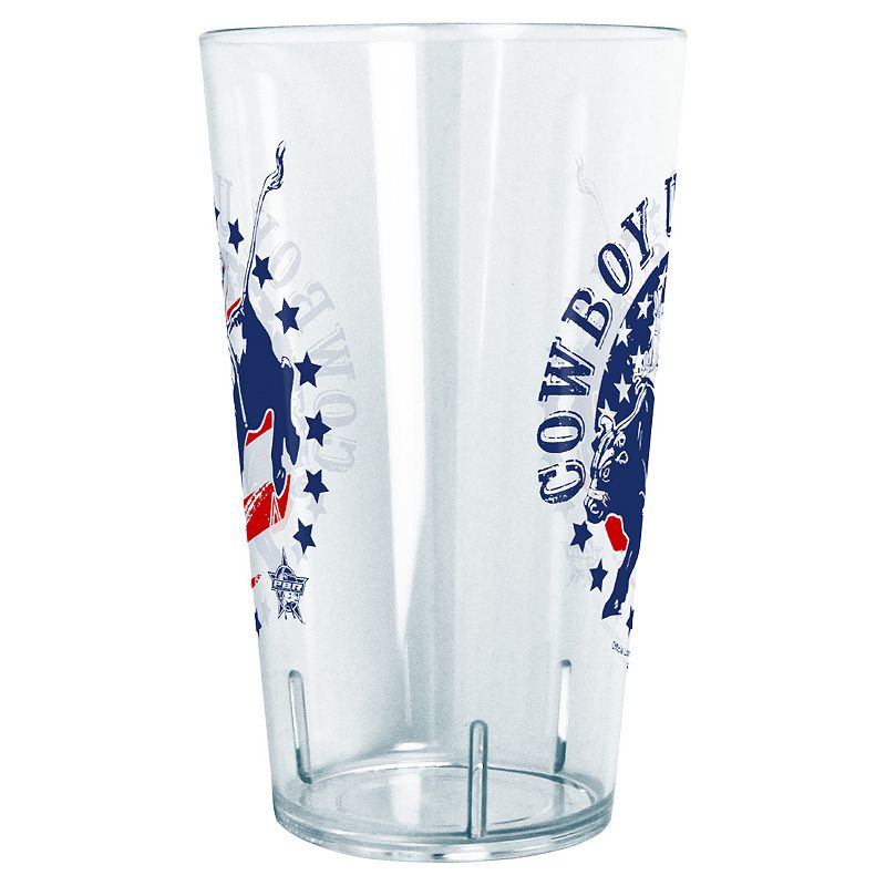 PBR Cowboy Up USA Flag Badge 24 oz. Tritan Tumbler