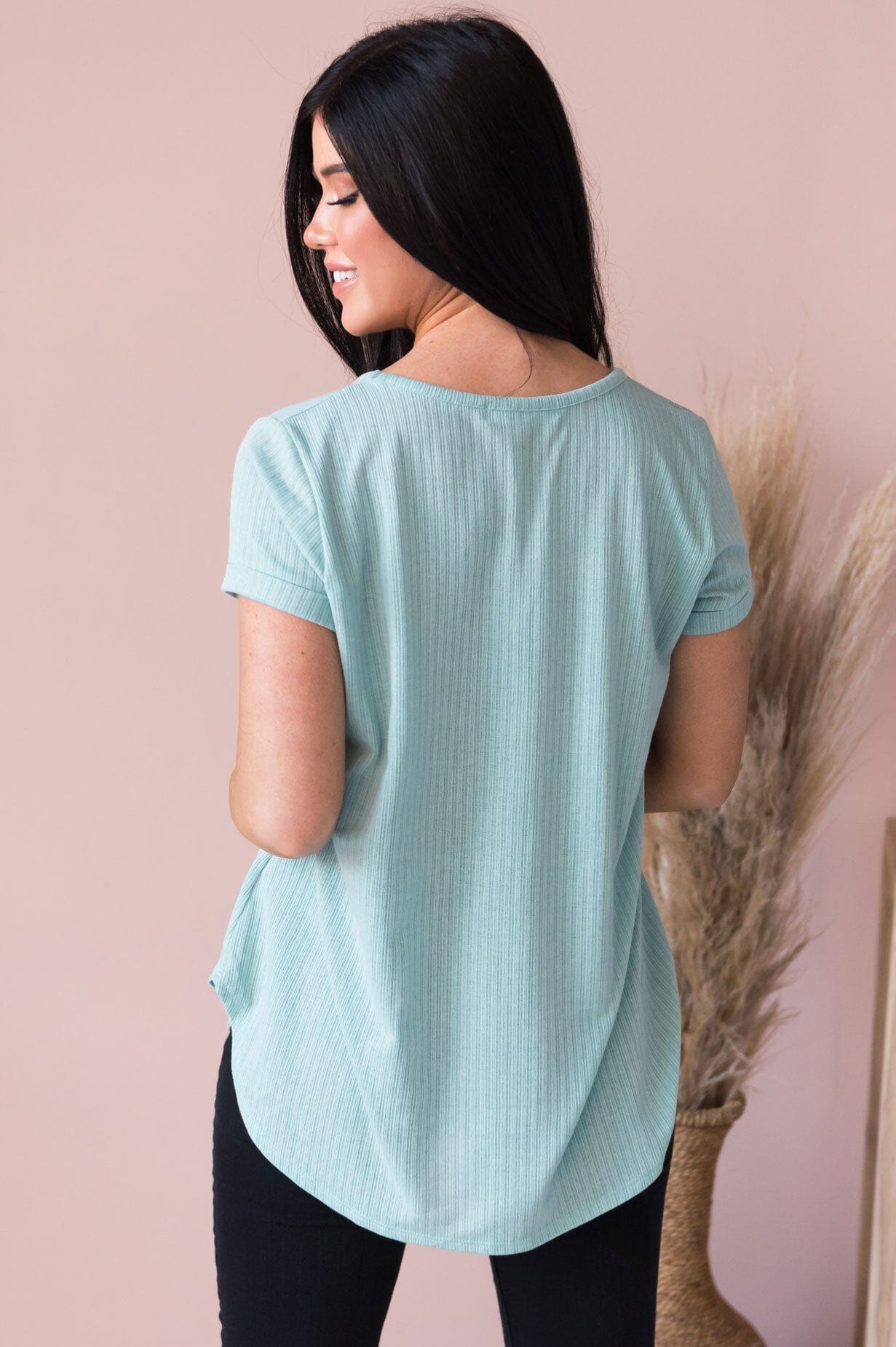 Your Favorite Ribbed Modest Tee