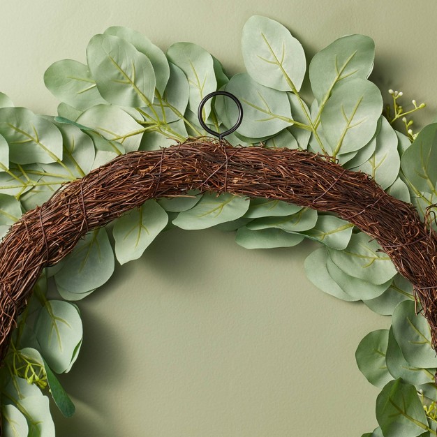 Faux Seeded Eucalyptus Wreath - Hearth and Hand With Magnolia