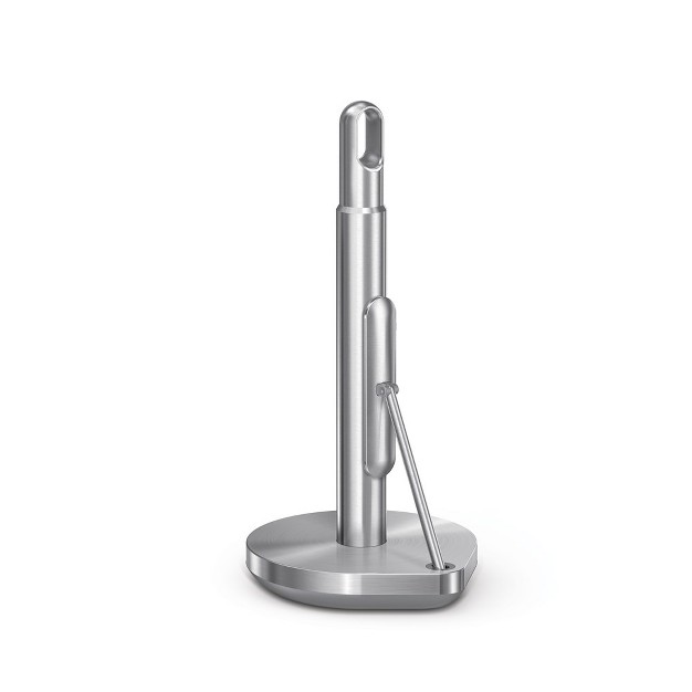 Simplehuman Tension Arm Standing Paper Towel Holder Stainless Steel