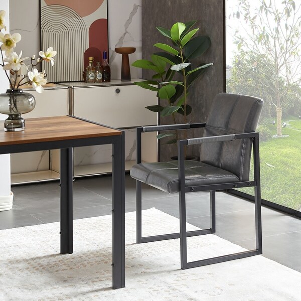 Ligth grey modern european style dining chair，set of 2