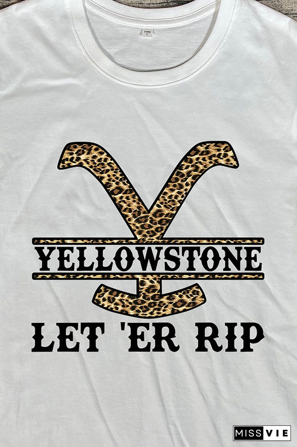 Yellowstone Graphic Tee Short Sleeves Wholesale