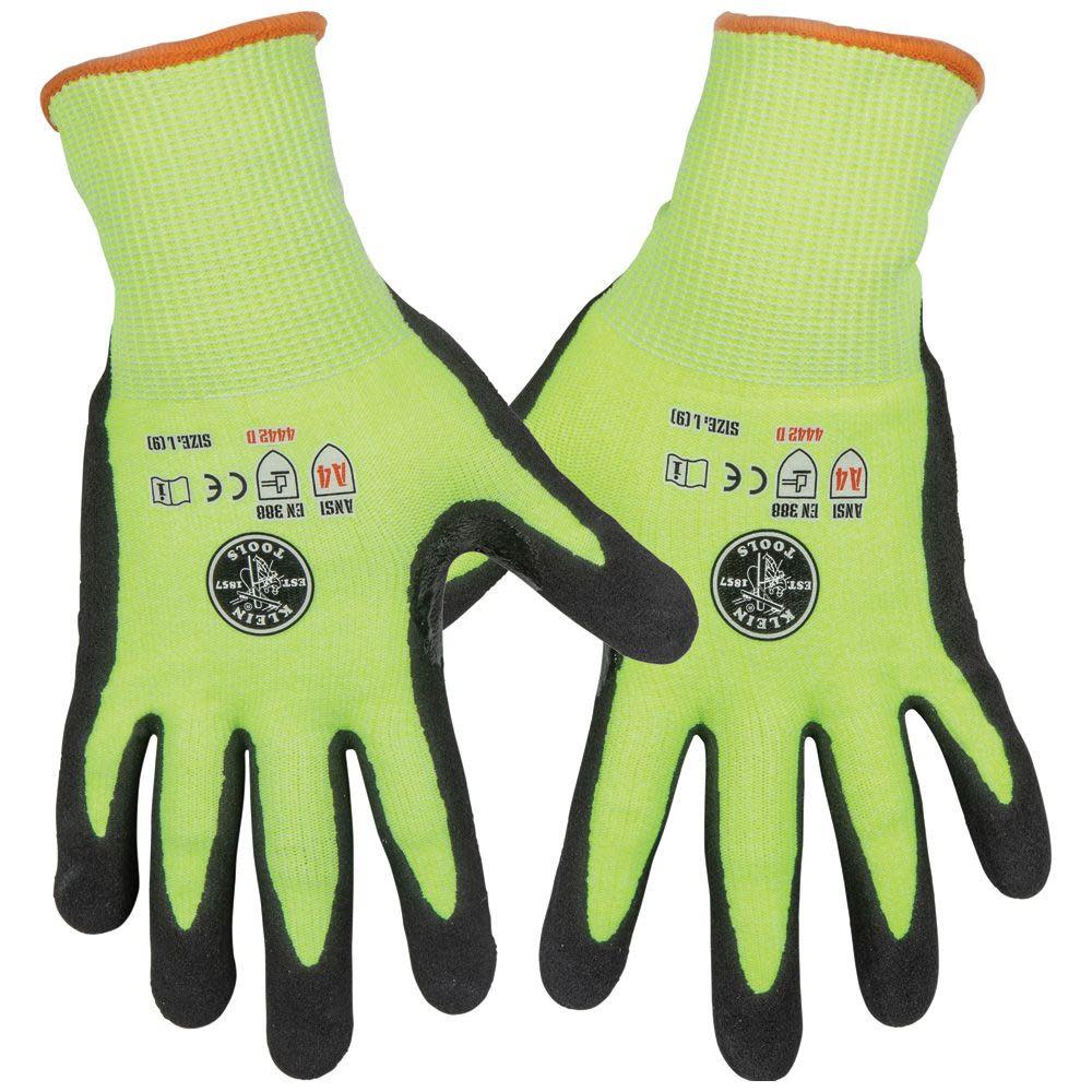 Klein Tools 2-Pair of Work Gloves Cut Level 4 Touchscreen Large 60186 from Klein Tools