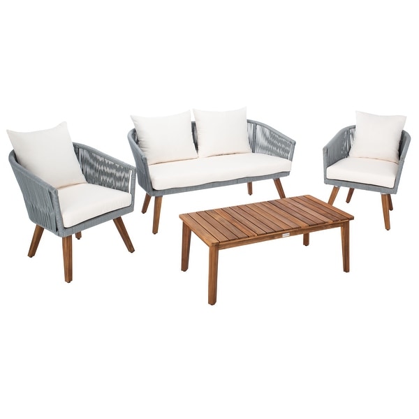 SAFAVIEH Outdoor Velso 4 Pc Living Set