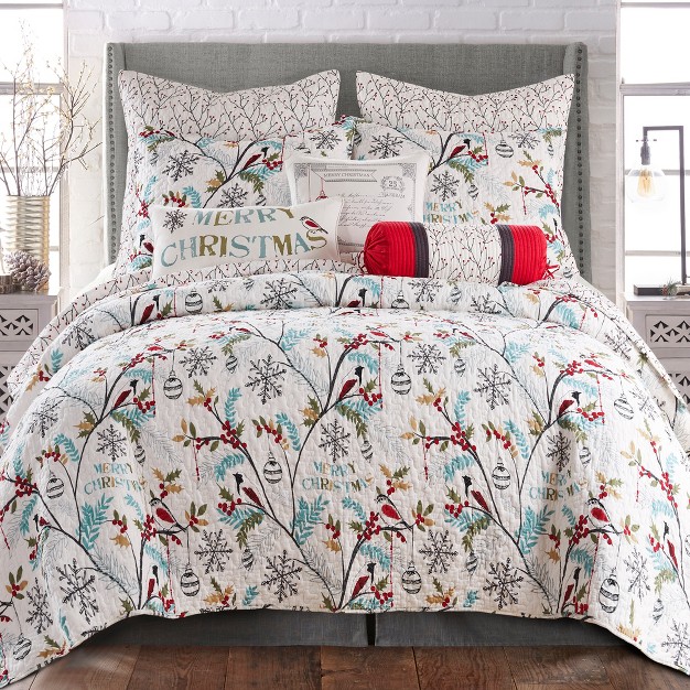 Holly Holiday Quilt Set Levtex Home