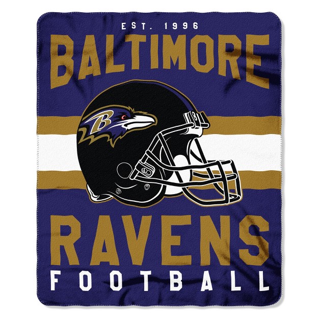 The Northwest Company Baltimore Ravens Fleece Throw Black