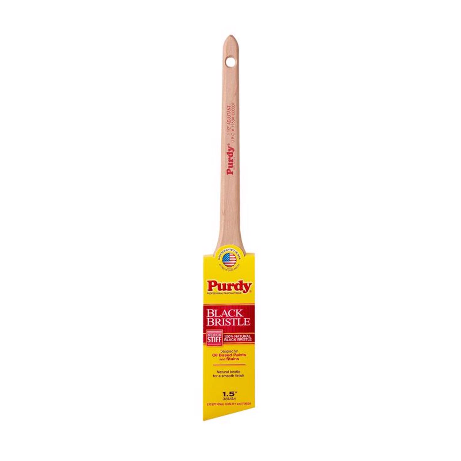 Purdy Black Bristle Adjutant 1-1/2 in. Medium Stiff Angle Trim Paint Brush