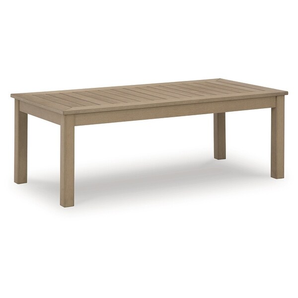 Signature Design by Ashley Hallow Creek Driftwood Outdoor Coffee Table