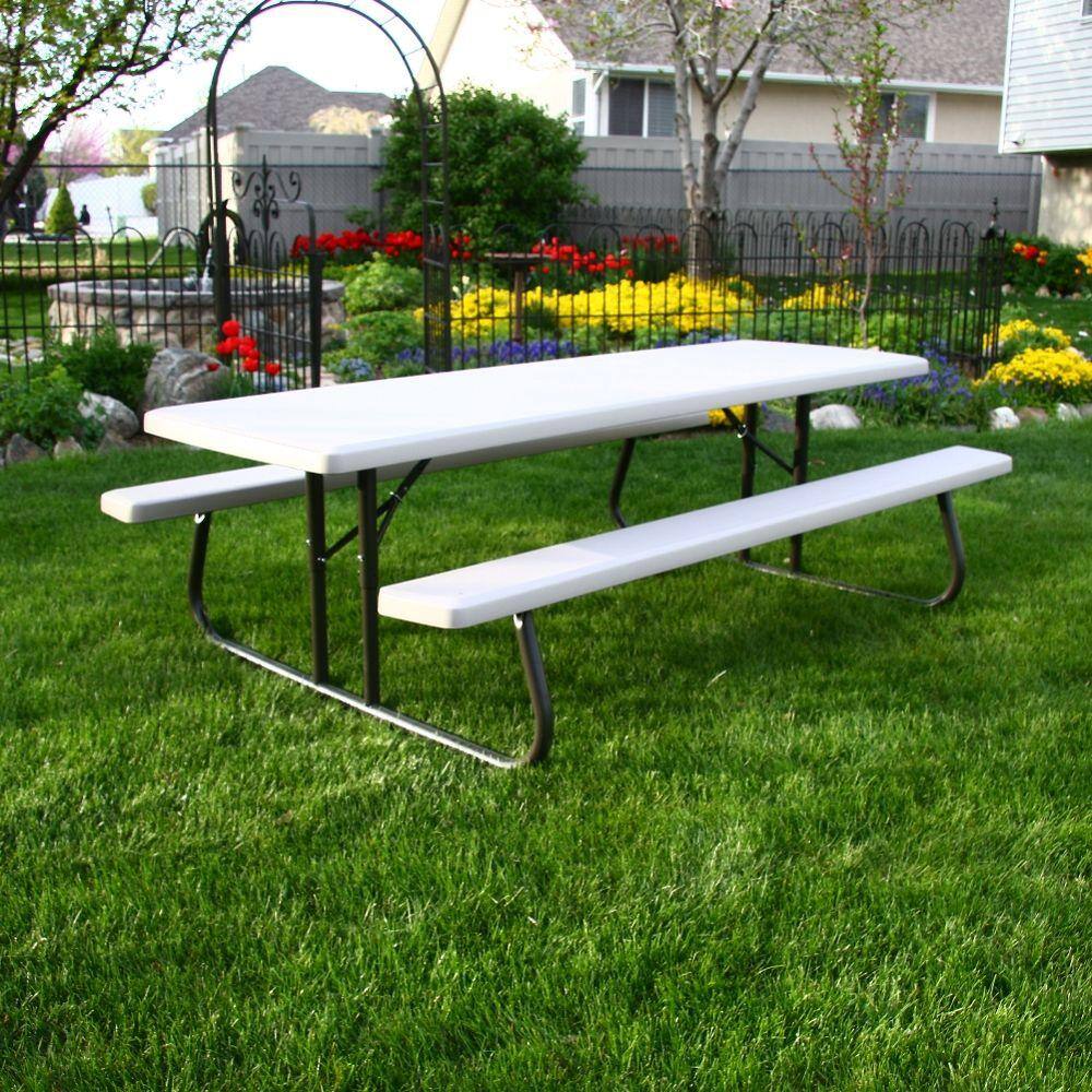 Lifetime 57 in. x 96 in. Commercial Grade Picnic Table 80123