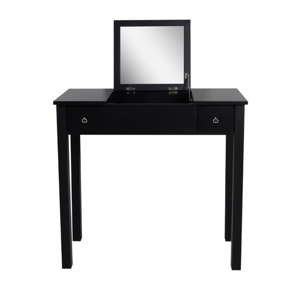 Accent Vanity Table with Flip Top Mirror and 2 Dra...