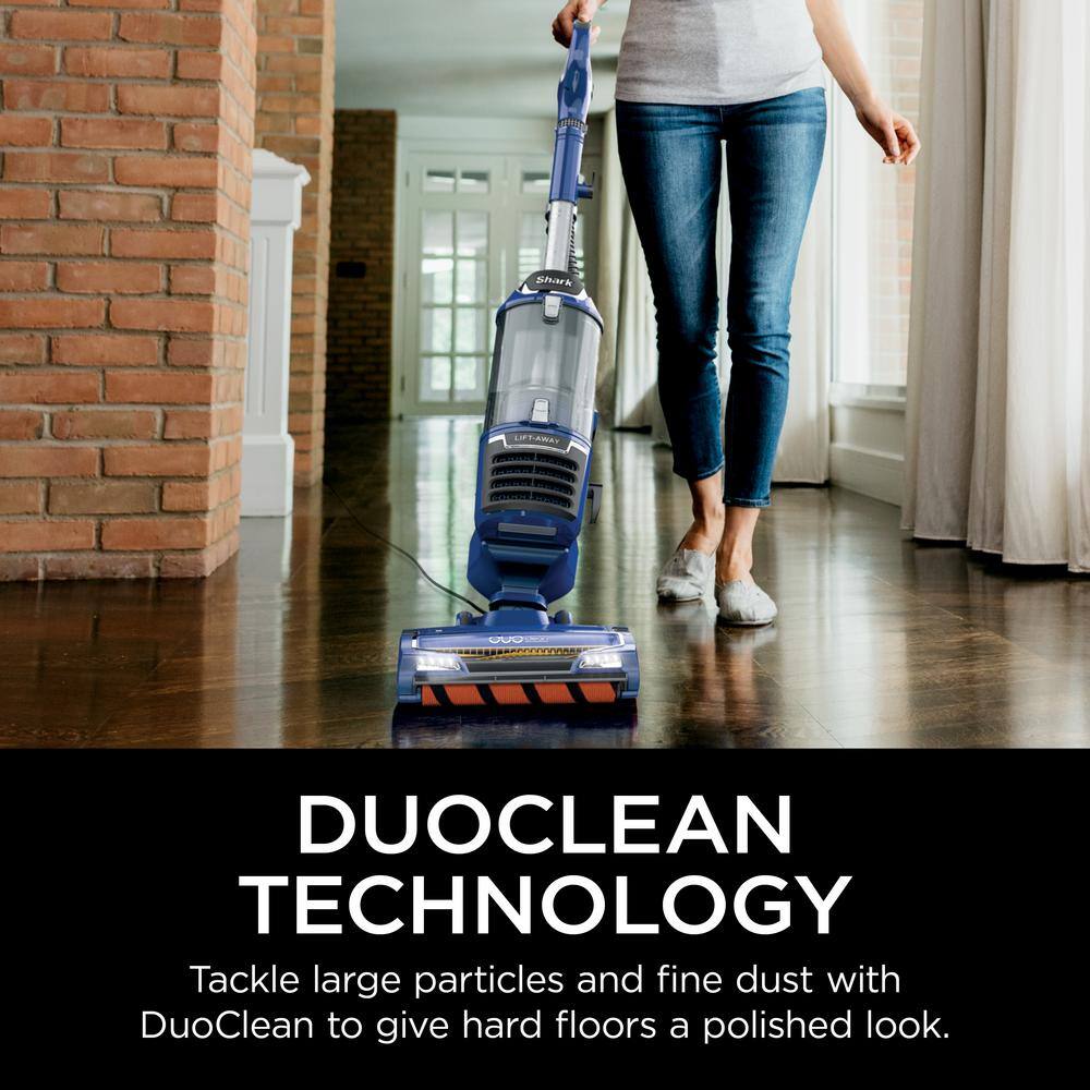 Shark Lift-Away DuoClean Bagless Corded Upright Vacuum for Hard Floors and Area Rugs with Self-Cleaning Brushroll - ZU701 ZU701