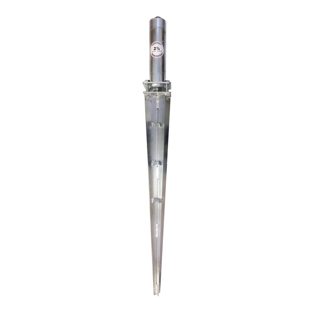 Pylex Spytek 238 Adjustable Ground Spike fits 2-38 in. Round Post 13022