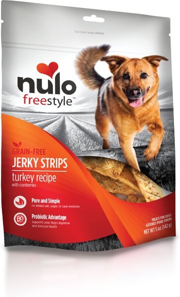 Nulo Freestyle Grain-Free Turkey Recipe With Cranberries Jerky Dog Treats