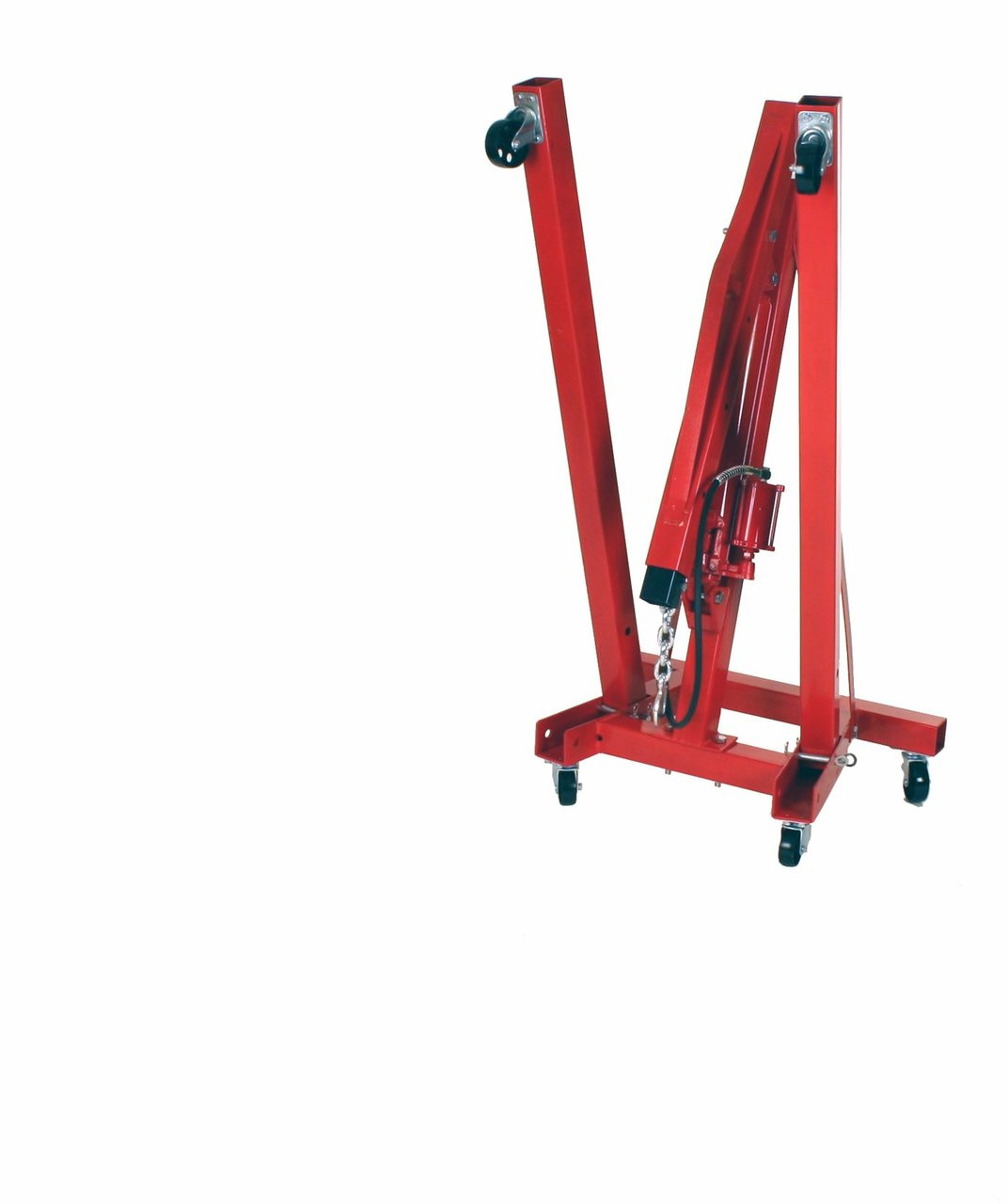 Dragway Tools 2 Ton Folding Air Hydraulic Engine Hoist Cherry Picker