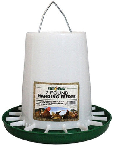 Manna Pro 1000297 7 LB Capacity Hanging Plastic Poultry / Chicken Feeder - Quantity of 2