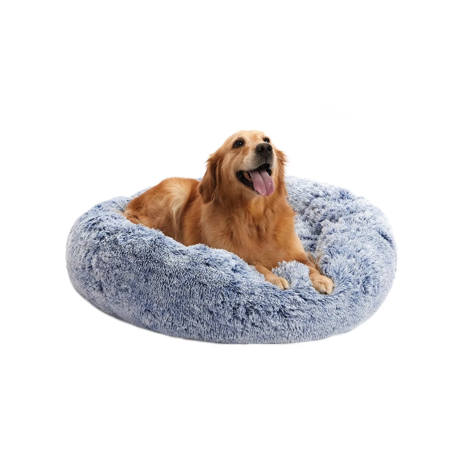 Bedfolks Calming Donut Dog Cuddler Bed， 36