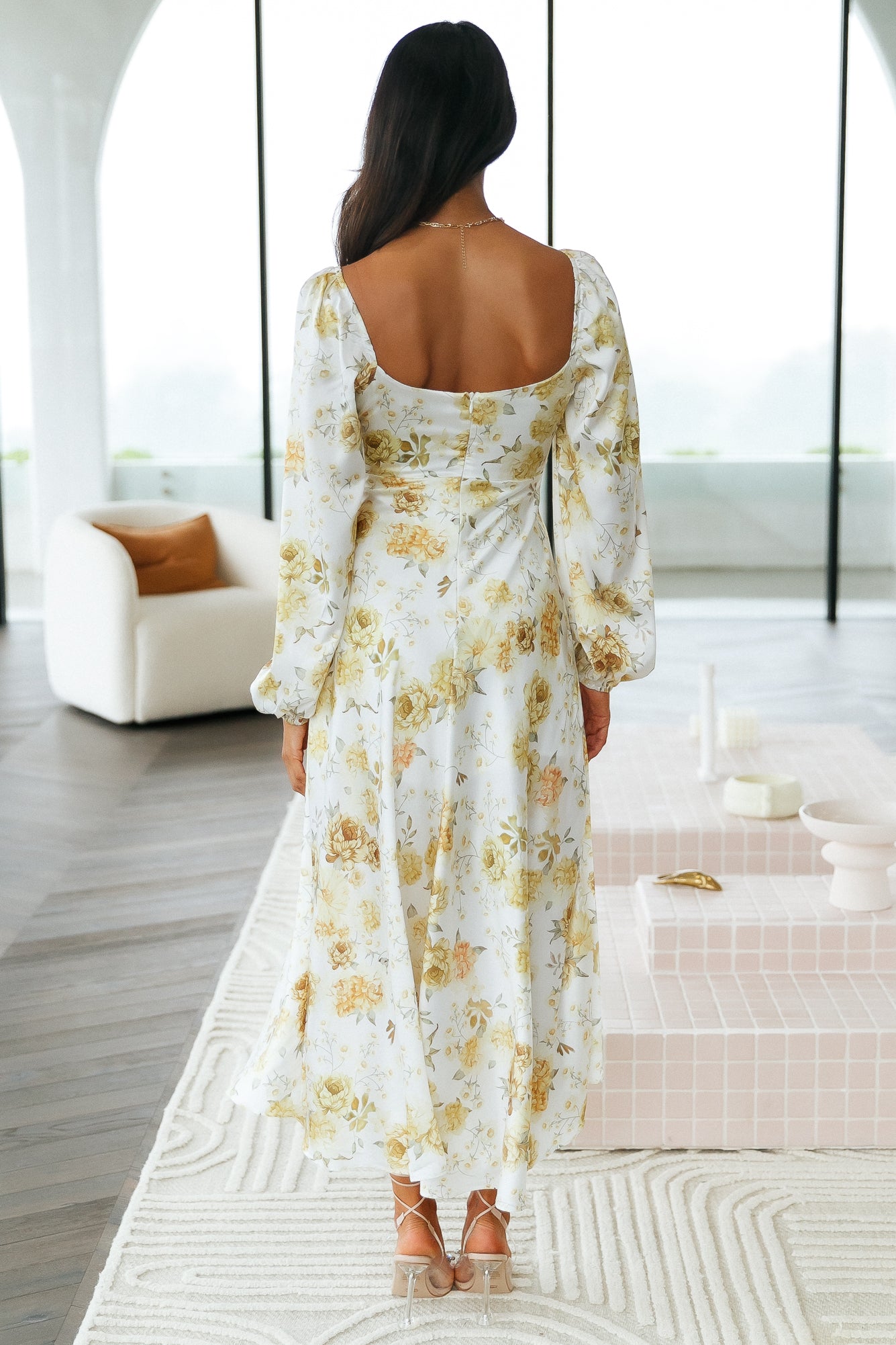 Daylight Words Maxi Dress Floral