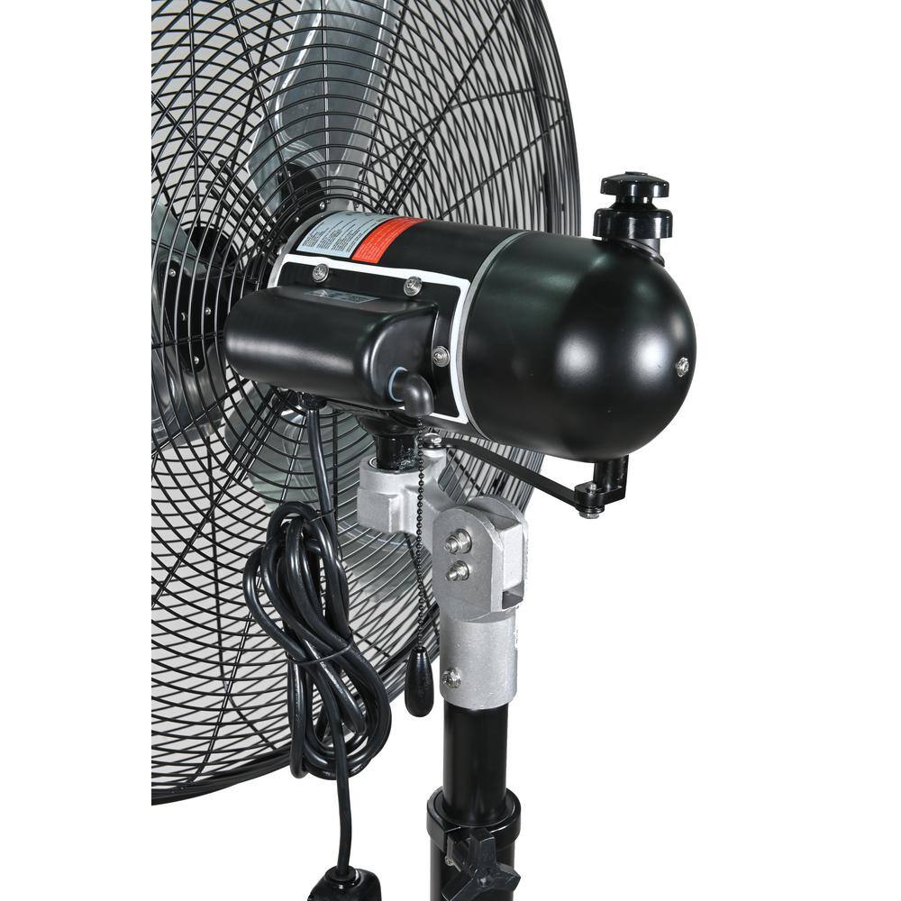 K Tool International 24 in. Waterproof Oscillating Pedestal Fan KTI77726