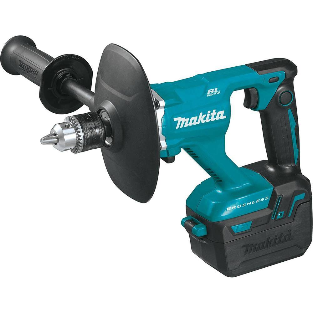 Makita 12 in. 18V 5.0 Ah LXT Lithium-Ion Cordless Brushless Mixer Kit XTU02T